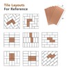 48 Pieces Copper Peel and Stick Backsplash, 3"x6" Metal Backsplash