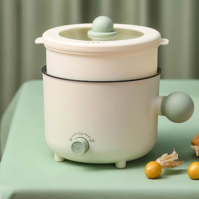 Small Electric Cooker Mini Noodle Heating Pot Multifunctional for Student