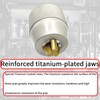 Lzcdelyxiao MT3 Keyless Drill Chuck, 1/8" - 5/8" (3-16mm), Titanium