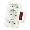 Heitech 4003418 3-Way Socket Adapter – TÜV Tested Multiple Socket