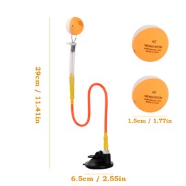 Table Tennis Trainer, Ping Pong Table Tennis Trainer, Fixed Rapid Rebound Ball Clip Training Machine, PVC Adjustable Table Tennis Ball, Suction Training Ball Trainer, for Table Tennis Training