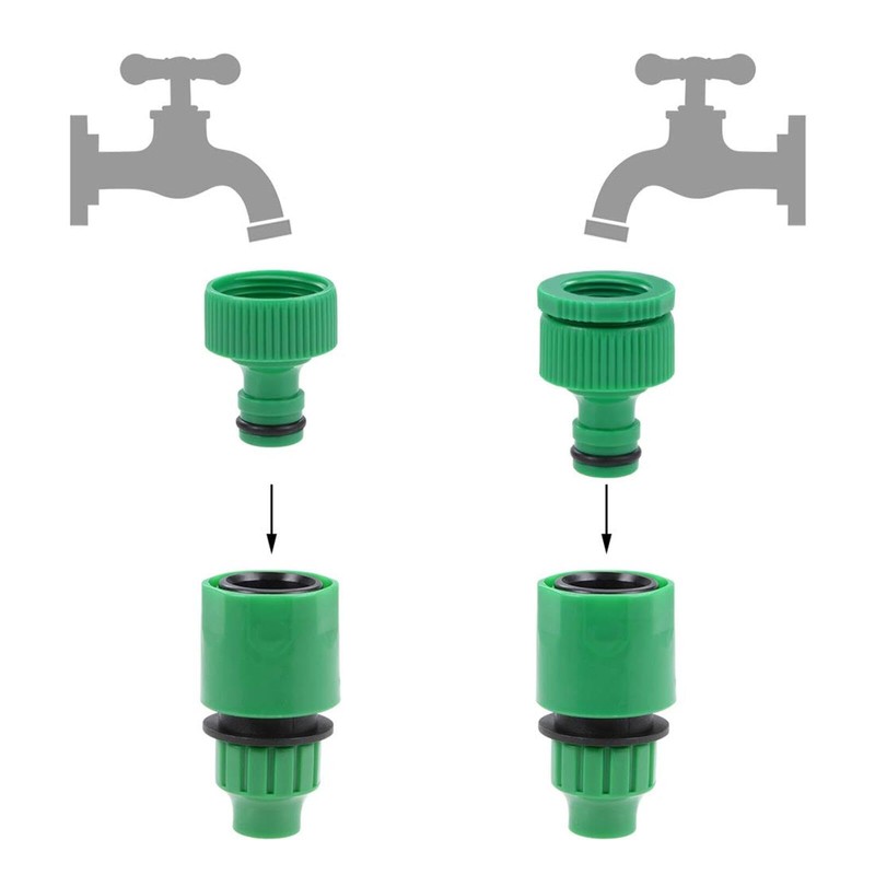 Quick Connector Hose Pipe Adapter Fitting 8mm Inner Diameter Hose