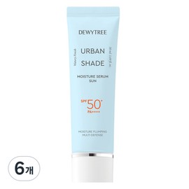 Deweytree Urban Shade Moisture Serum Sun SPF50+ PA++++, 50ml, 6 pcs / 듀이트리 어반쉐이드 수분 세럼 선 SPF50+ PA++++, 50ml, 6개