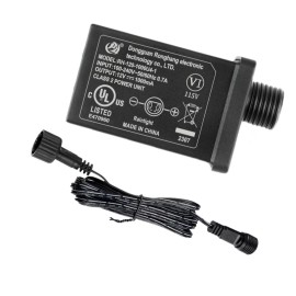 HLSC-KXAKL 12V 1A Transformer Plug for String Light Fountain Lights, Class 2 Power Supply..