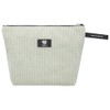 Kulturbeutel Damen Herren Reise – Cord Mint Handmade in Germany