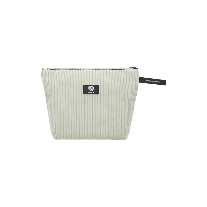 Kulturbeutel Damen Herren Reise – Cord Mint Handmade in Germany
