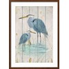 ART.COM Framed Wall Art Prints Blue Heron Duo by Arnie