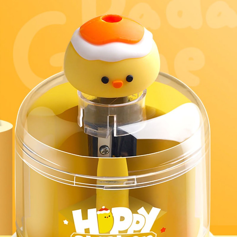 Electric Pencil Sharpener Full Automatic Cute Animal Style Nonslip Pads
