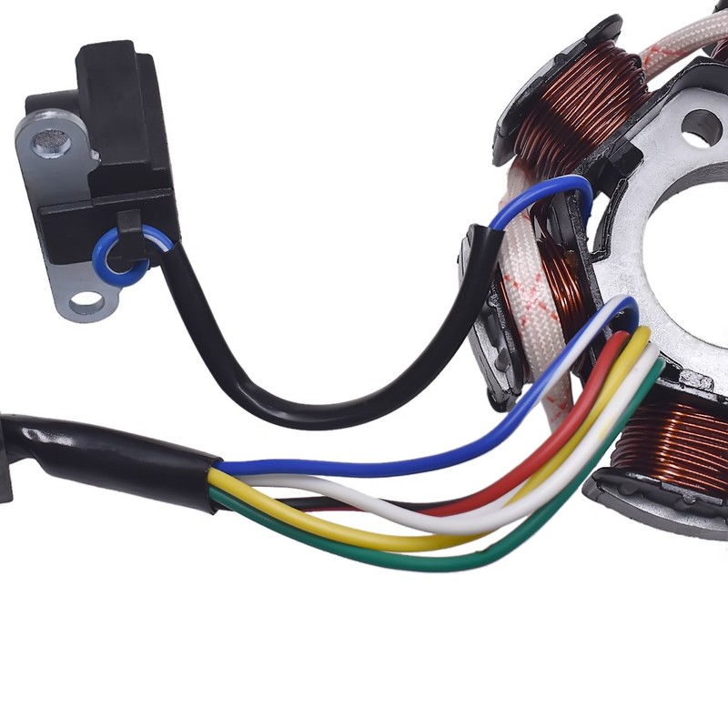 jingsaiShangmao 6-Coil 5 Wires Pole Magneto Flywheel Stator For 50cc