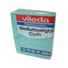 Vileda 106401 Medium Weight Cloth, Green (Pack of 10)