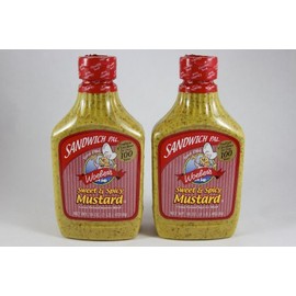 Woeber's Sandwich Pal Sweet and Spicy Mustard 16oz (Pack of 2)