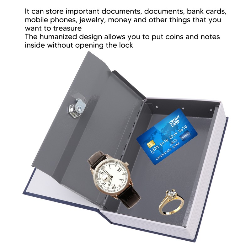 Book Safe Simulation Book Safe Box Portable Money Storing Box