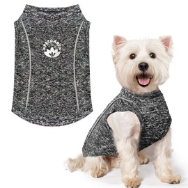 PETCARE Dog Shirt Sun Protection Quick Dry Reflective Soft Stretchy Dog T-Shirts Sleeveless Vest Dogs Clothes for Small Medium Dogs Cats Puppy Chihuahua Yorkie Dachshund French Bulldog Pet Outfit