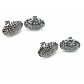 SMT-4 PCs Clear Side Fender Lights with LEDs Compatible With 1999-2010 F-350/F-450 Super Duty Dually trucks with factory installed fender lights [B01D0QWSPA]