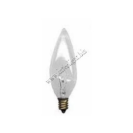 10 Pack 25 Watt B10 Candelabra Base 120 Volt 3000 Hour Clear Chandelier Light...