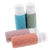 WOONEKY 4pcs Travel Bottles for Toiletries Includes Cherry Blossom with