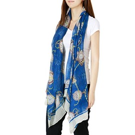 Fandsway Womens Fashion Infinity Oblong Include Special Pack Scarf (BLUE-DK1010-03)