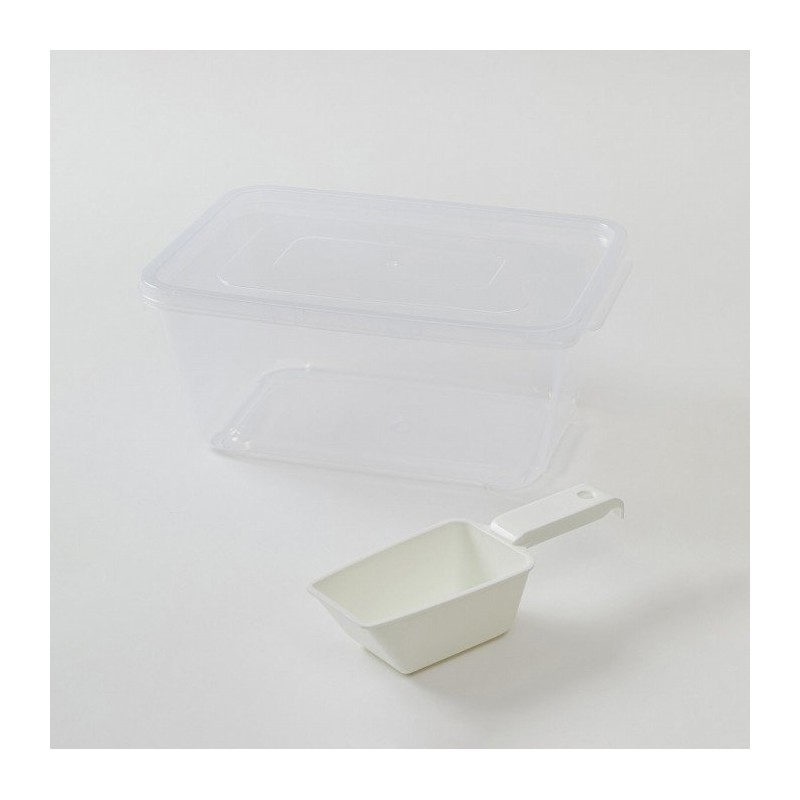 JAJU round ice tray for convenient storage_10 pieces (with scoop),