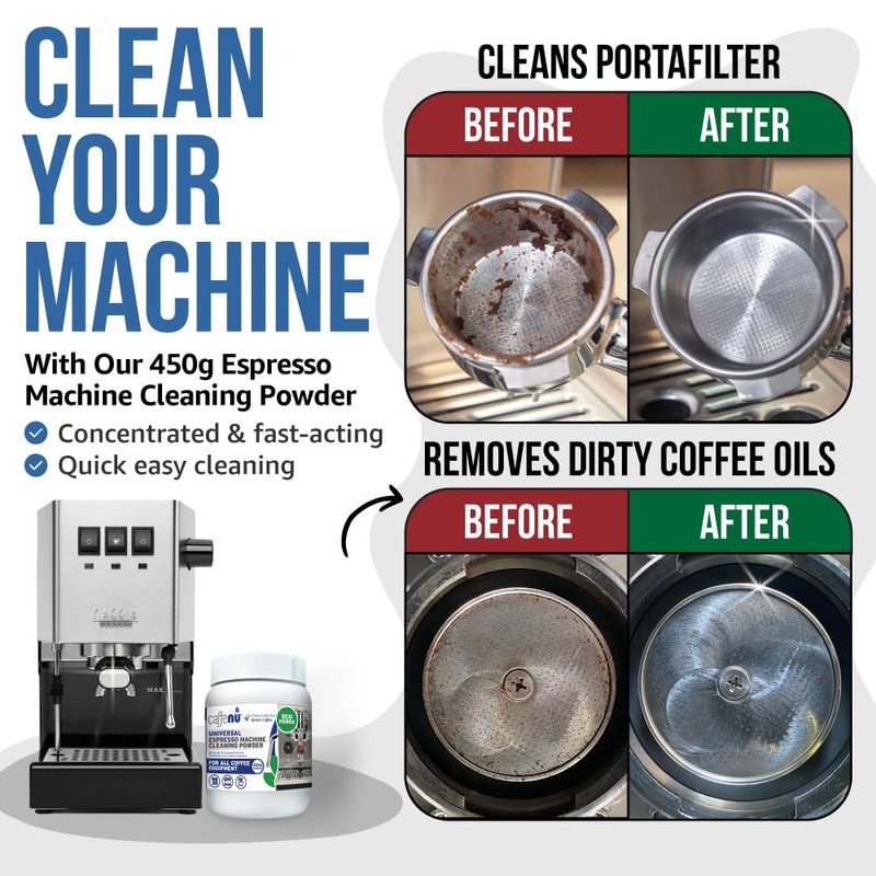 Coffee Machine Cleaner Powder 450G - Espresso Machine Cleaner for