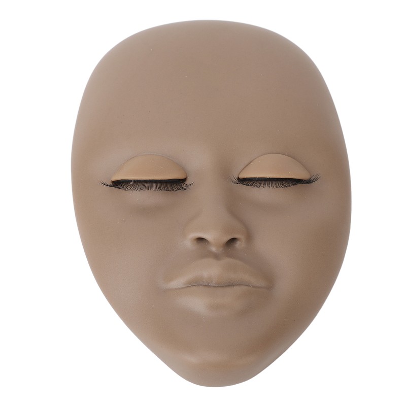 Lash Mannequin Head Reusable Soft Rubber 3D Effects Replaced Eyelids
