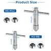 DBREAKS 2 Piece T Handle Tap Wrench Ratchet Tap Set