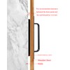 BaiNong 12" Heavy Duty Sliding Barn Door Handle and Pull,Double