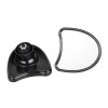 Unbranded Batwing Fairing Mount Rearview Mirror For Harley Electra Glide