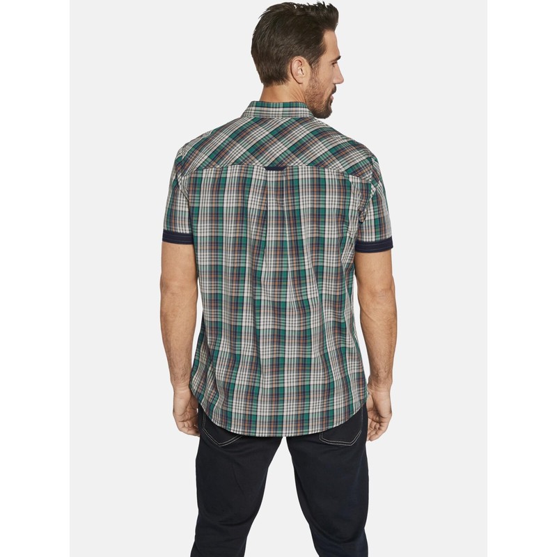 Jan Vanderstorm Josak Men's Short-Sleeved Shirt, blue