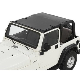 Bestop 5240435 Black Diamond Sun Bikini Top For 1997-2006 Wrangler 4DR - Safari Style