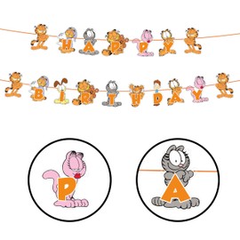 The Gaarfield Happy Birthday Banner – Brighten up your party with everyone’s favorite -loving cat! A purr-fect decoration for Garfield-themed celebrations