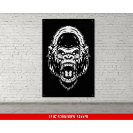 Warpathic Gym Motivation Wall Art - Home Workout Banner - Fitness Decor - 60 X 100