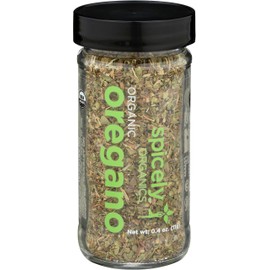 Spicely Organic Oregano 0.40 Ounce Jar Certified Gluten Free