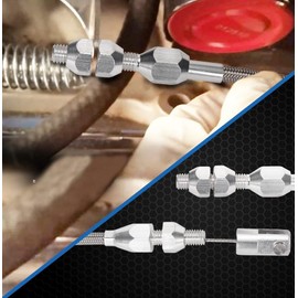 Kit de cable del acelerador trenzado de 36 pulgadas, kit de reparación del cable del acelerador acelerador intercambio de reemplazo de la línea de para 350 302 SBC(#1)