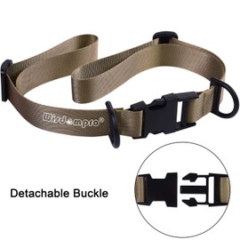 Backpack Chest Strap, Wisdompro Adjustable Chest Belt, Heavy Duty Sternum Strap with Quick Release Buckle & Slide Locks for Cycling, Hiking, Jogging, Outdoor Sports - Khaki