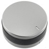 Spares2go Silver/Black Switch Knob Compatible with Lamona LAM3200 LAM3204 LAM3401