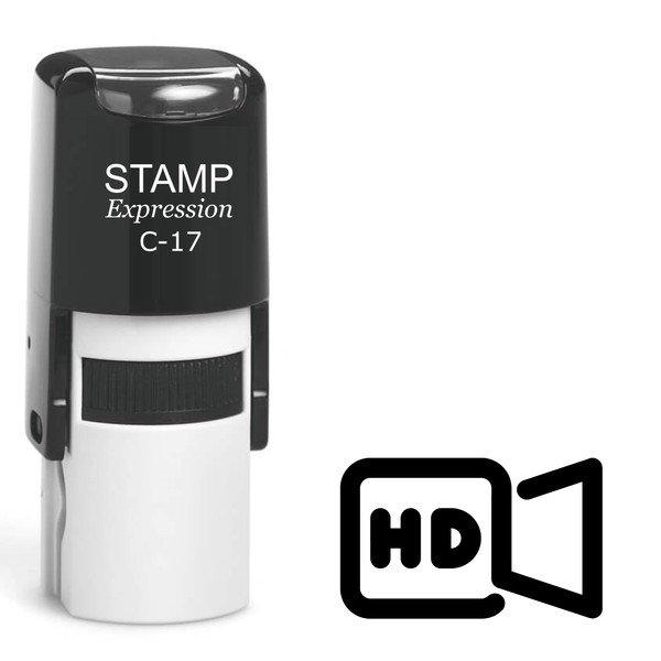 stampexpression - HD Symbol Self Inking Rubber Stamp - Black