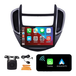 [2G+32G] Carplay Android Auto Touchscreen Autoradio Car Stereo GPS Navigation FM Radio Head Unit WiFi Mirror Link Multimedia Player GPS Radio DSP for Chevy trax 2014-2016