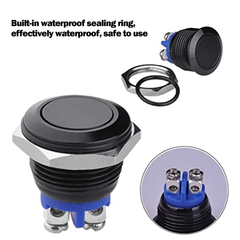 Round Start Button, Momentary Push Button Switch, Start Button, Car