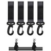 4 PCS Adjustable Kayak Paddle Holder,Paddleboard Clip,Inflatable Boat Canoe Boat