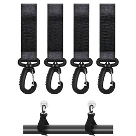 4 PCS Adjustable Kayak Paddle Holder,Paddleboard Clip,Inflatable Boat Canoe Boat Paddle Oar Strap Webbing,Durable &Sturdy Kayak Boat Fishing Rod Holder Clip.