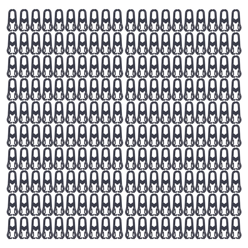 200PCS PP Plastic Chicken Beak Clasps Reusable Rooster Mouth Snap