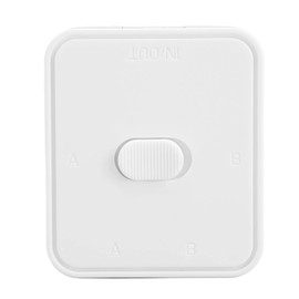 Gigabit Ethernet Unmanaged Switch, 2 Port 1000mbps 2 in 1 Out 1 in 2 Out PoE Switch, Desktop or Wall Mount RJ45 Ethernet Splitter, Prevent Network Loss or Damage