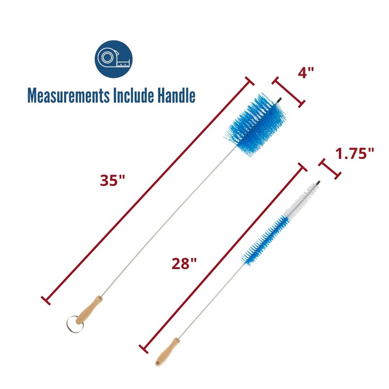 PM14X10056DS Universal Lint Brush Set, Blue/White