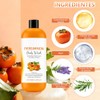 2PCS Shower Gel de Caqui Desodorante-Control Eficaz Del Olor Corporal,Gel