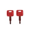 2pcs Ignition Starter Key Excavator Ignition Switch Key for Backhoe