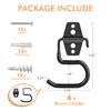 LIGHT DUST Broom Holder Wall Mount - 6 Pack Tool