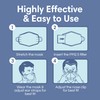 Euroca - Cloth Face Mask, 3 Layers Cotton Face Masks,