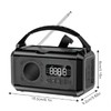 12000 mAh Emergency Weather Radio, Portable Emergency Weather Radio, Solar
