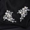 Lenjicons Elegant Pearls Hair Clips Rhinestone Pearls Hair Barrettes Women