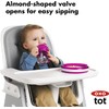 OXO Tot Straw Cup with Grow Handle safety pink